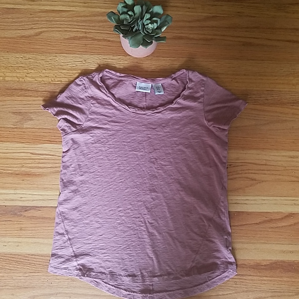 Rose Blush Relaxed Fit Antibes Blanc Tee